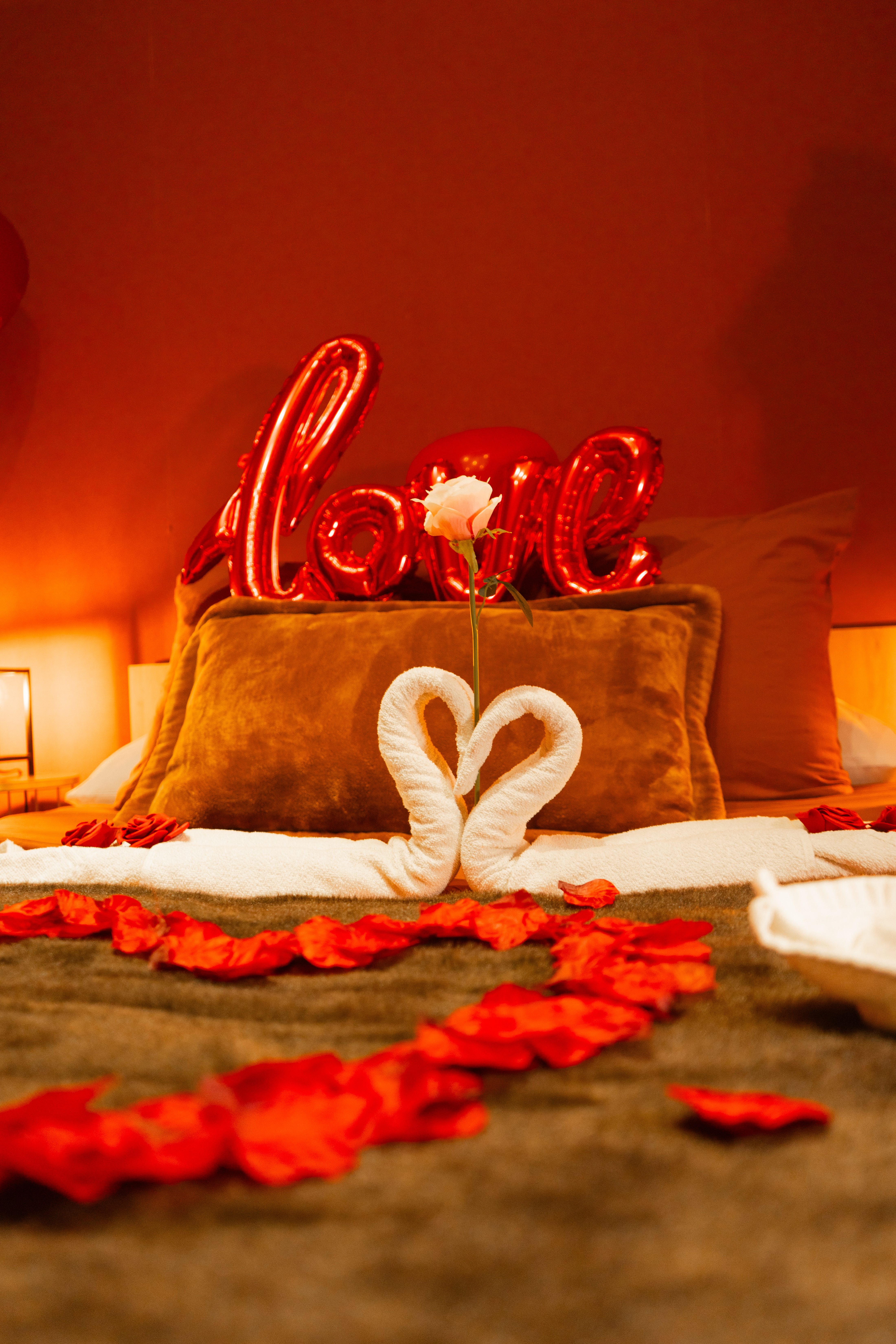 Special decoration in a luxury suite in Calais